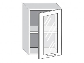 1.50.3 Шкаф настенный (h=720) на 500мм с 1-ой стекл. дверцей в Тобольске - tobolsk.magazin-mebel74.ru | фото
