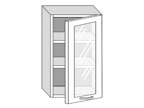 19.50.3 Шкаф настенный (h=913) на 500мм с 1-ой стекл. дверцей в Тобольске - tobolsk.magazin-mebel74.ru | фото