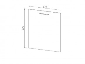 П 60 Комплект для посудомоечной машины 600 мм (цоколь + фасад) ЛДСП в Тобольске - tobolsk.magazin-mebel74.ru | фото